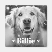 Hundshunzherzen Magnet (Vorne)