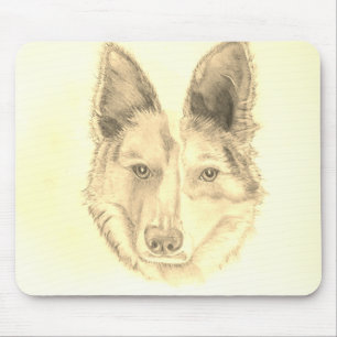 Hundskizze Mousepad