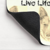Hundskizze Mousepad (Ecke)