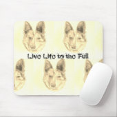 Hundskizze Mousepad (Mit Mouse)