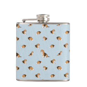 Hundsmuster Flachmann