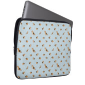 Hundsmuster Laptopschutzhülle (Vorne Rechts)