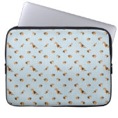 Hundsmuster Laptopschutzhülle (Vorderseite)