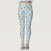 Hundsmuster Leggings (Vorderseite)