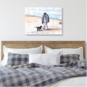 Hundspaziergang - 05 leinwanddruck (Insitu (Schlafzimmer))