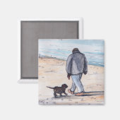 Hundspaziergang - 05 magnet (Vorderseite/Rückseite)