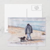 Hundspaziergang - 05 postkarte (Vorne/Hinten)