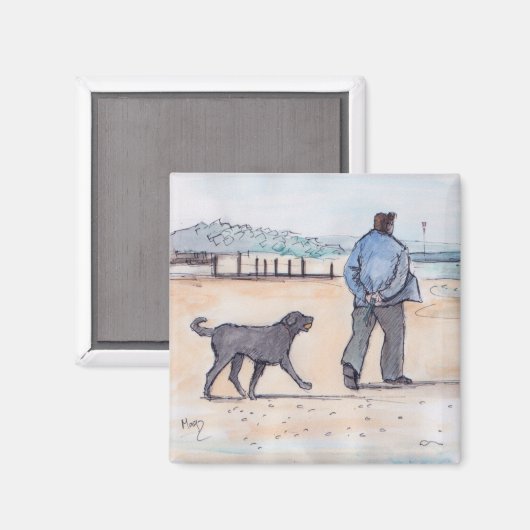 Hundspaziergang - 07 magnet (Vorderseite/Rückseite)