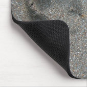 Hundspuren im Sand Mousepad (Ecke)