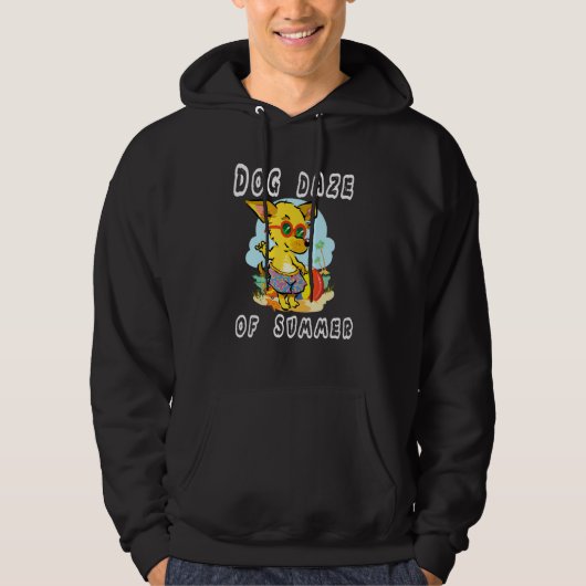 Hundstage des Sommers Hoodie (Vorderseite)