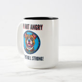 Hundstier Zweifarbige Tasse (Vorderseite Links)