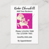 Hundwandern/Grooming/Sitzen ... SRF Visitenkarte (Rückseite)