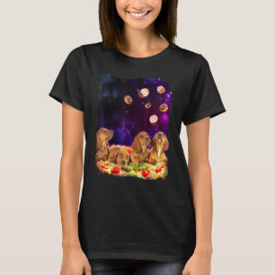 HundWelpen im Weltraum-Beagle T-Shirt
