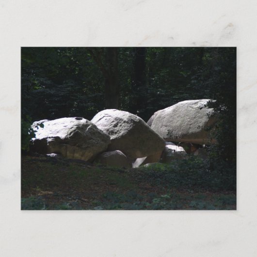 Hunebed, Borger Postkarte (Vorderseite)