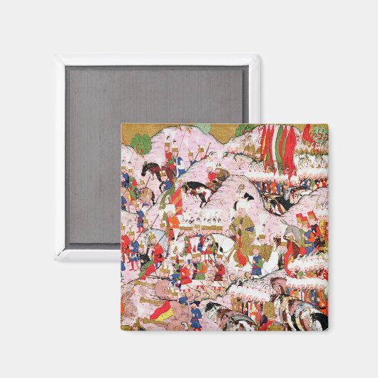 Hunername-Manuskript Magnet (Vorderseite/Rückseite)