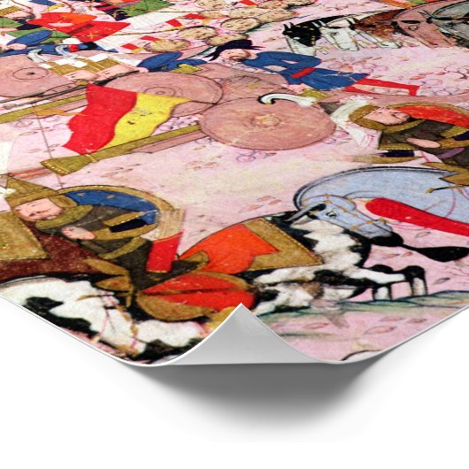 Hunername-Manuskript Poster (Ecke)