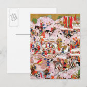 Hunername-Manuskript Postkarte (Vorne/Hinten)