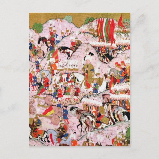 Hunername-Manuskript Postkarte (Vorderseite)