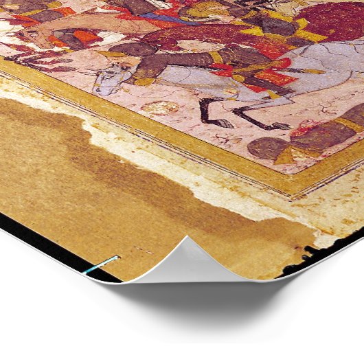 Hunername' Manuskript: Suleyman Poster (Ecke)