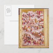 Hunername' Manuskript: Suleyman Postkarte (Vorne/Hinten)