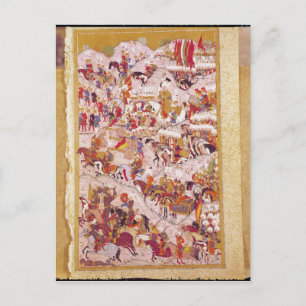 Hunername' Manuskript: Suleyman Postkarte