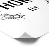 Hung Like A Horse Fly - Funny Sarcastic Horsefly W Poster (Ecke)