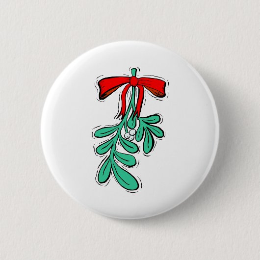 Hung Mistletoe Button (Vorderseite)