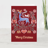 Hungarian Folk Art Karte (Vorderseite)