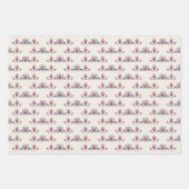 Hungarian Folk Floral Pattern Geschenkpapier Set (Vorderseite 3)