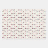 Hungarian Folk Floral Pattern Geschenkpapier Set (Vorderseite)