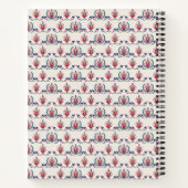Hungarian Folk Floral Pattern Notizblock (Rückseite)