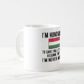 Hungarian Heritage Hungary Roots Hungarian Flag Kaffeetasse (Vorderseite Links)