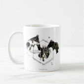 Hungarian Horntail Dragon Kaffeetasse (Links)