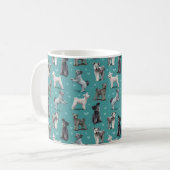 Hungarian Pumi Dogs Kaffeetasse (Vorderseite Links)
