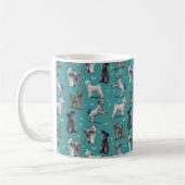 Hungarian Pumi Dogs Kaffeetasse (Links)