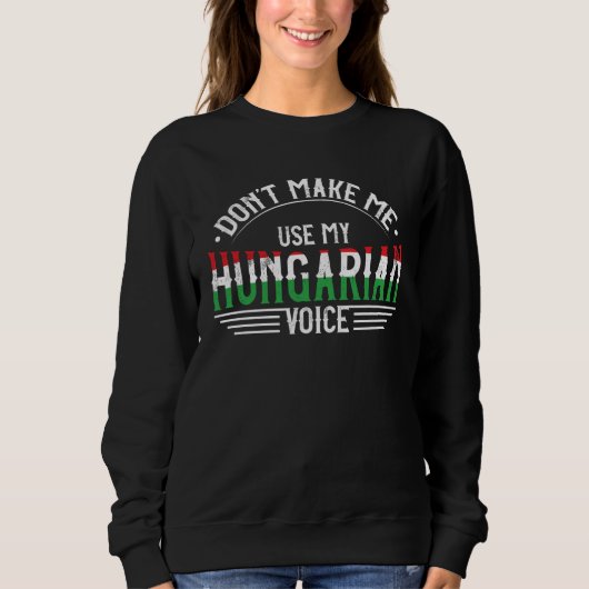 Hungarian Roots Hungary Heritage Apparel Men Wome Sweatshirt (Vorderseite)