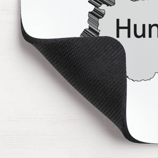 Hungary 3D Map Mousepad (Ecke)