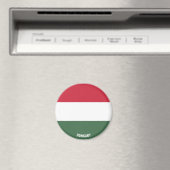Hungary Flag Charming Patriotic Magnet (In Situ (Geschirrspüler))