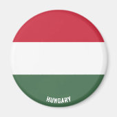 Hungary Flag Charming Patriotic Magnet (Vorne)