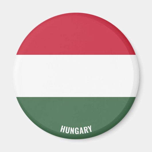 Hungary Flag Charming Patriotic Magnet (Vorne)