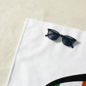 HUNGARY Shades Custom Text Strandtuch (Beispiel)