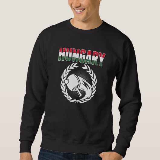Hungary Table Tennis Hungarian Ping Pong Support Sweatshirt (Vorderseite)