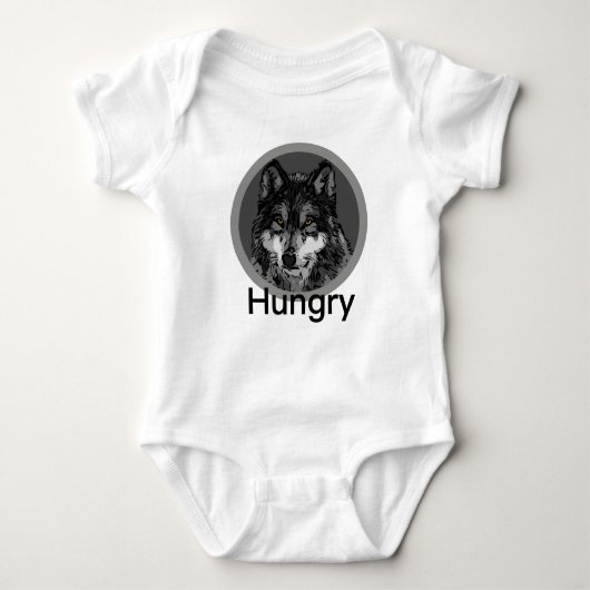 Hunger - Baby Jersey Bodysuit Baby Strampler (Vorderseite)