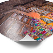 Hunger buchen fotodruck (Ecke)
