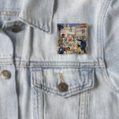 Hunger in Indien Button (Beispiel)