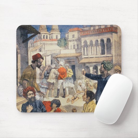 Hunger in Indien Mousepad (Mit Mouse)