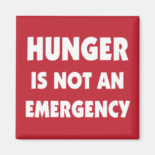 Hunger ist nicht eine Notgesunde Diät Magnet