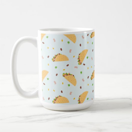 Hunger nach dem Muster von Tacos Kaffeetasse (Links)
