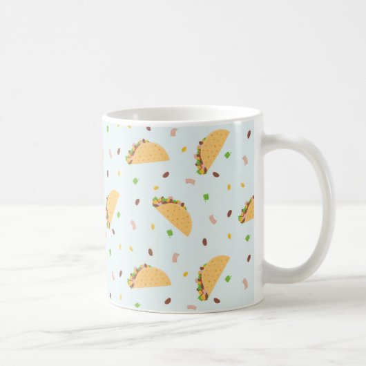 Hunger nach dem Muster von Tacos Kaffeetasse (Rechts)