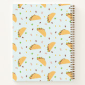 Hunger nach dem Muster von Tacos Notizblock (Rückseite)